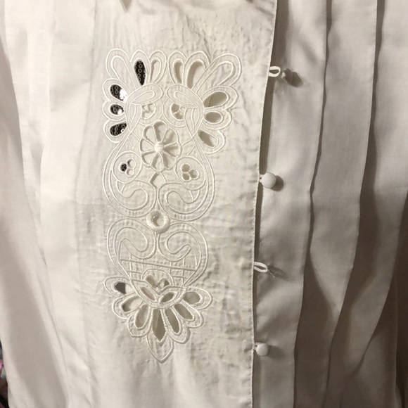 Nicola Silk Look 80s  Blouse - Picture 2 of 6